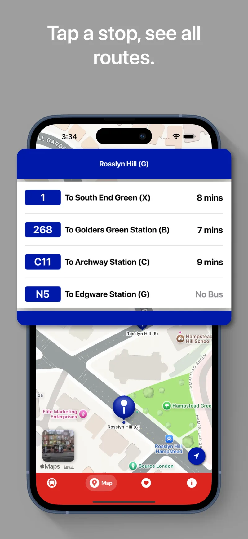 LONDONBUS nearby stops